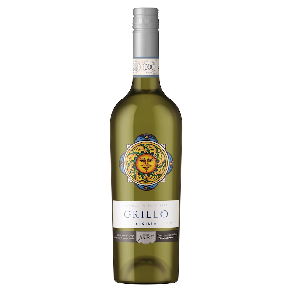 Tesco Finest Grillo Sicilia biele víno 750 ml
