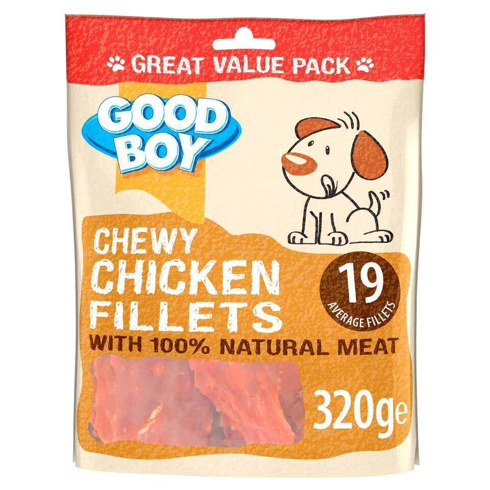 image 1 of Good Boy Chewy Chicken Fillets 320G