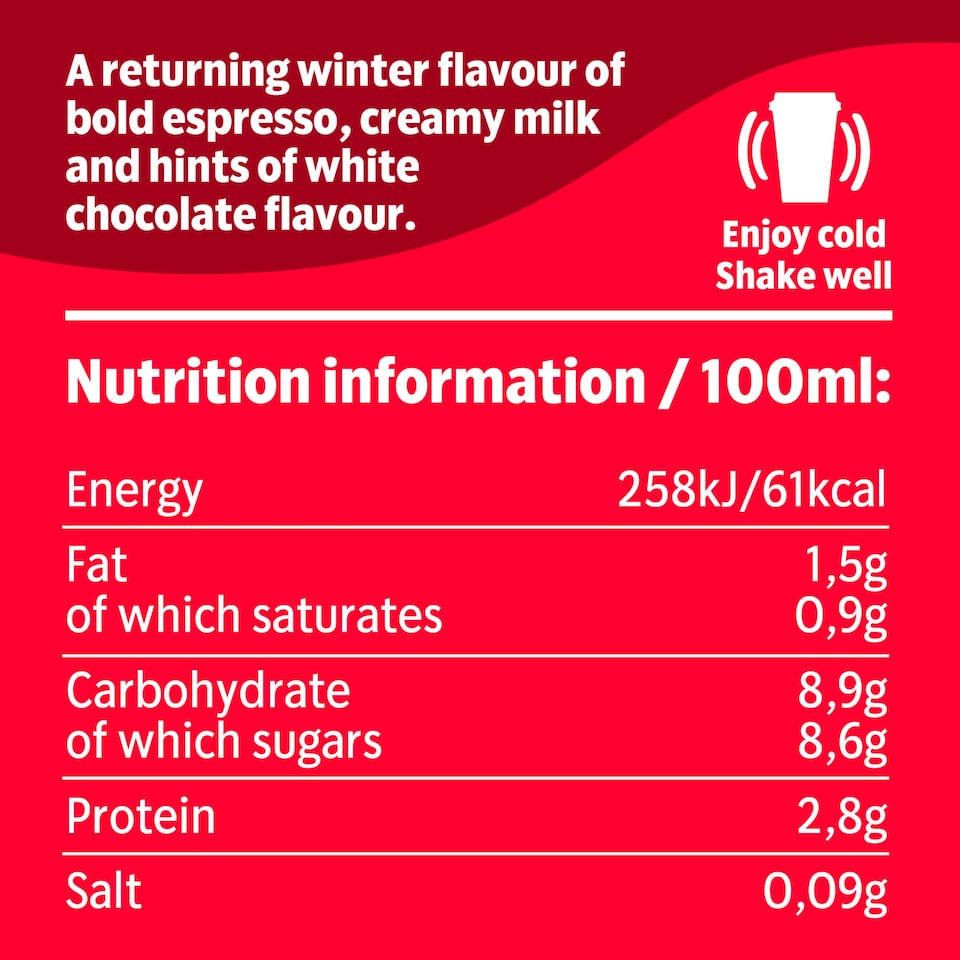 image 1 of Starbucks White Chocolate Mocha Flavour Chilled Coffee 220ml