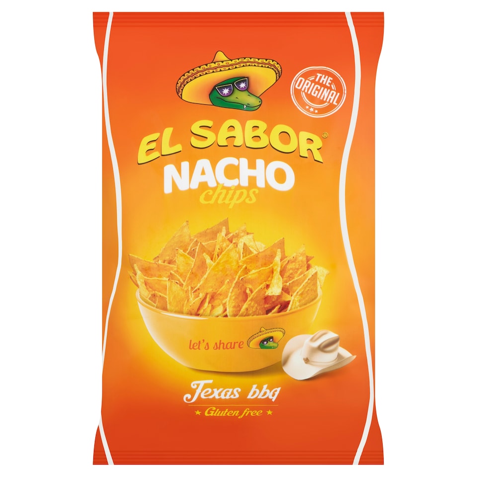 El Sabor nacho chips barbeque ízesítéssel 100 g