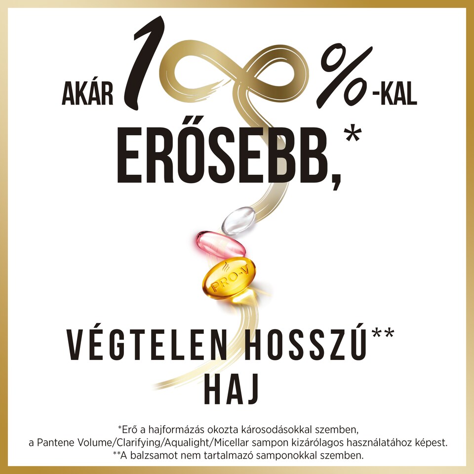 Pantene Pro-V Balzsam, Infinitely Long | Erősíti És Táplálja, Károsodott Hajat | 200 ml 1. kép
