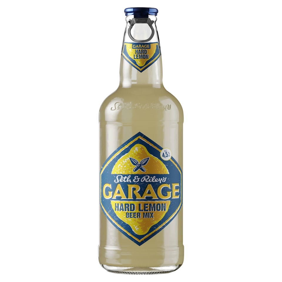 Garage Hard Lemon citrom ízesítésű ízesített maláta sör 4,5 400 ml
