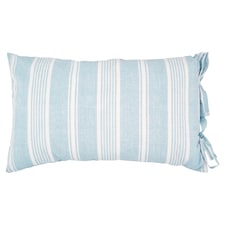 West Park Retreat Blue Stripe Cushion