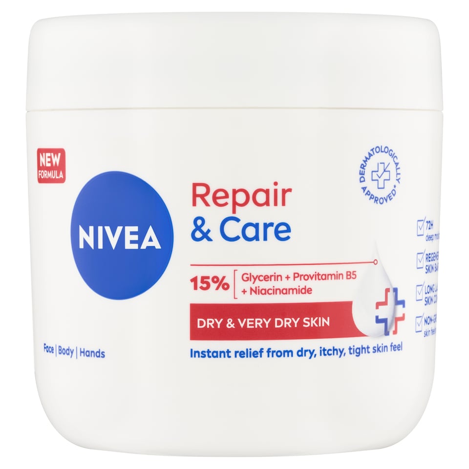 Obrázek 1 pro produkt Nivea Repair & Care Tělový krém 400ml