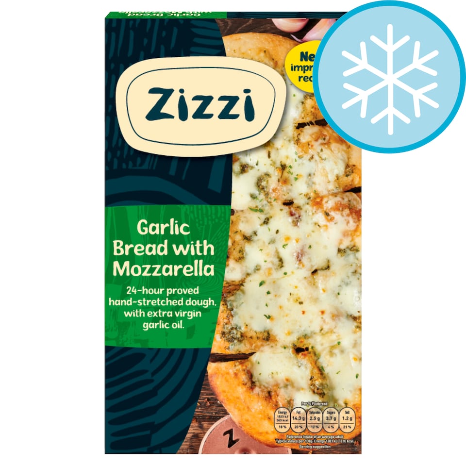 image 1 of Zizzi Rustica Garlic Bread And Cheese 250G