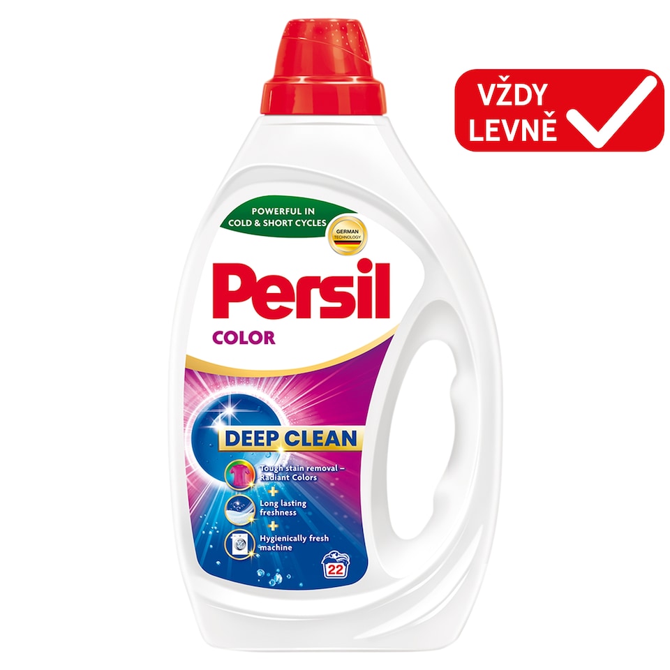 image 1 of Persil Deep Clean Color Gel Laundry Detergent 22 Washes 990ml