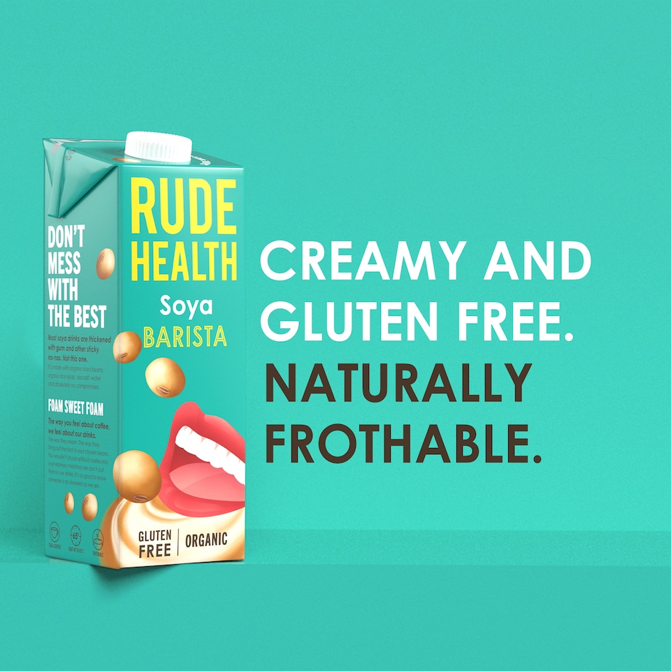 image 1 of Rude Health Organic Soya Barista 1L