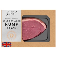 Tesco Finest AA Salt Dry Aged Beef Rump Steak 350g