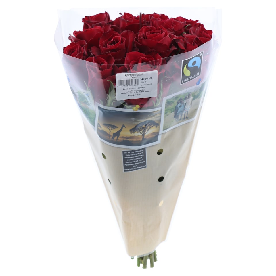 image 1 of The Floral Connection Rose Bouquet Fairtrade
