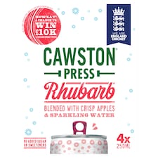 Cawston Press Rhubarb Drink 4 x 250ml