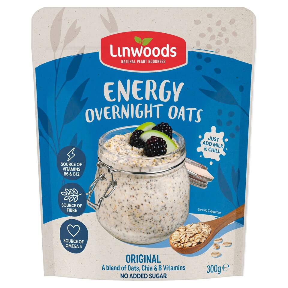 image 1 of Linwoods Energy Overnight Oats 300g