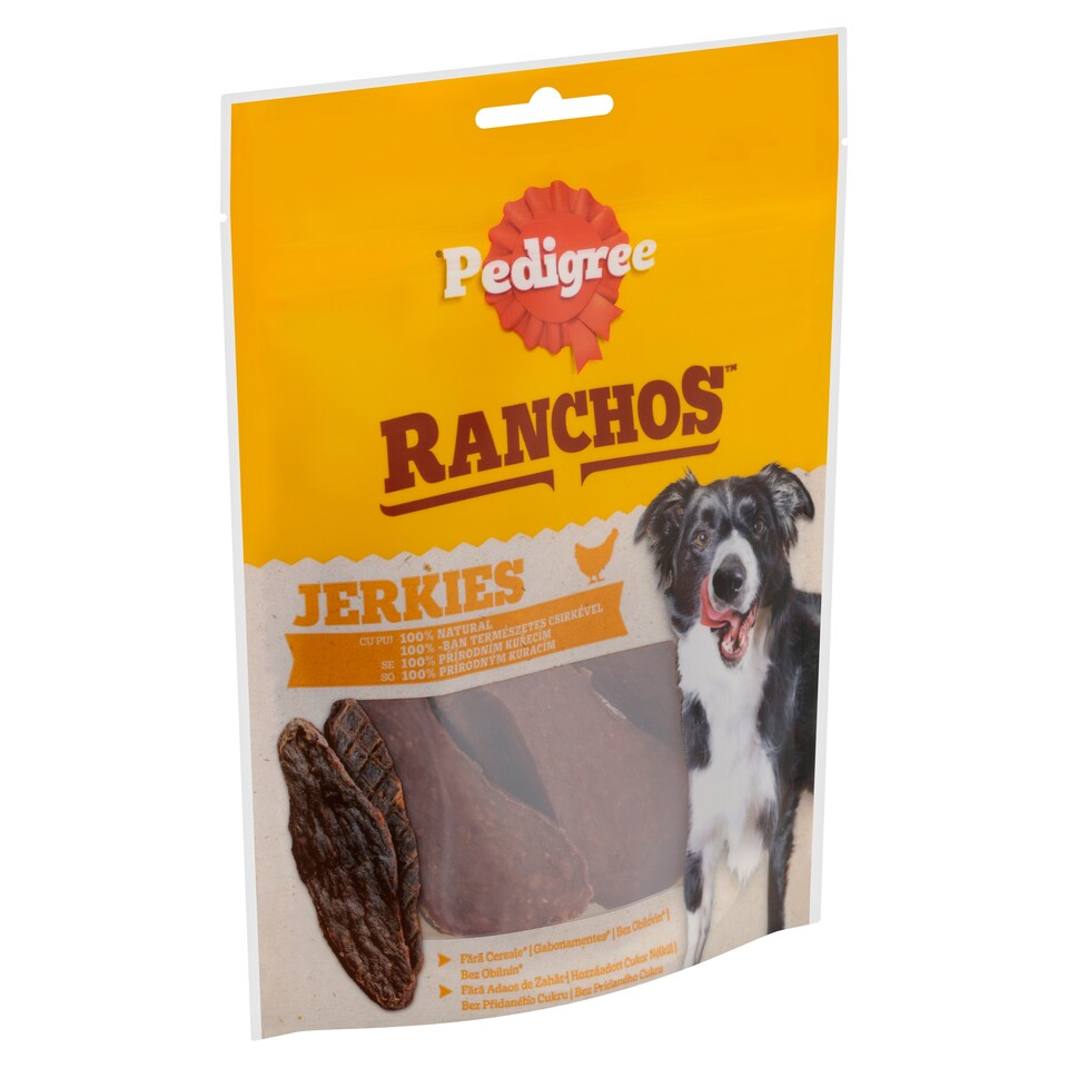 Pedigree Ranchos Jerkies with 100% Natural Chicken 70g