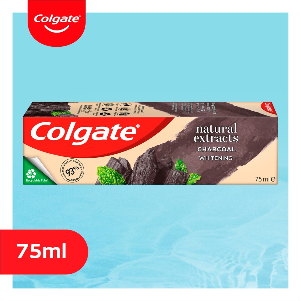 Obrázek 1 pro produkt Colgate Naturals Charcoal& Mint bělicí zubní pasta 75 ml