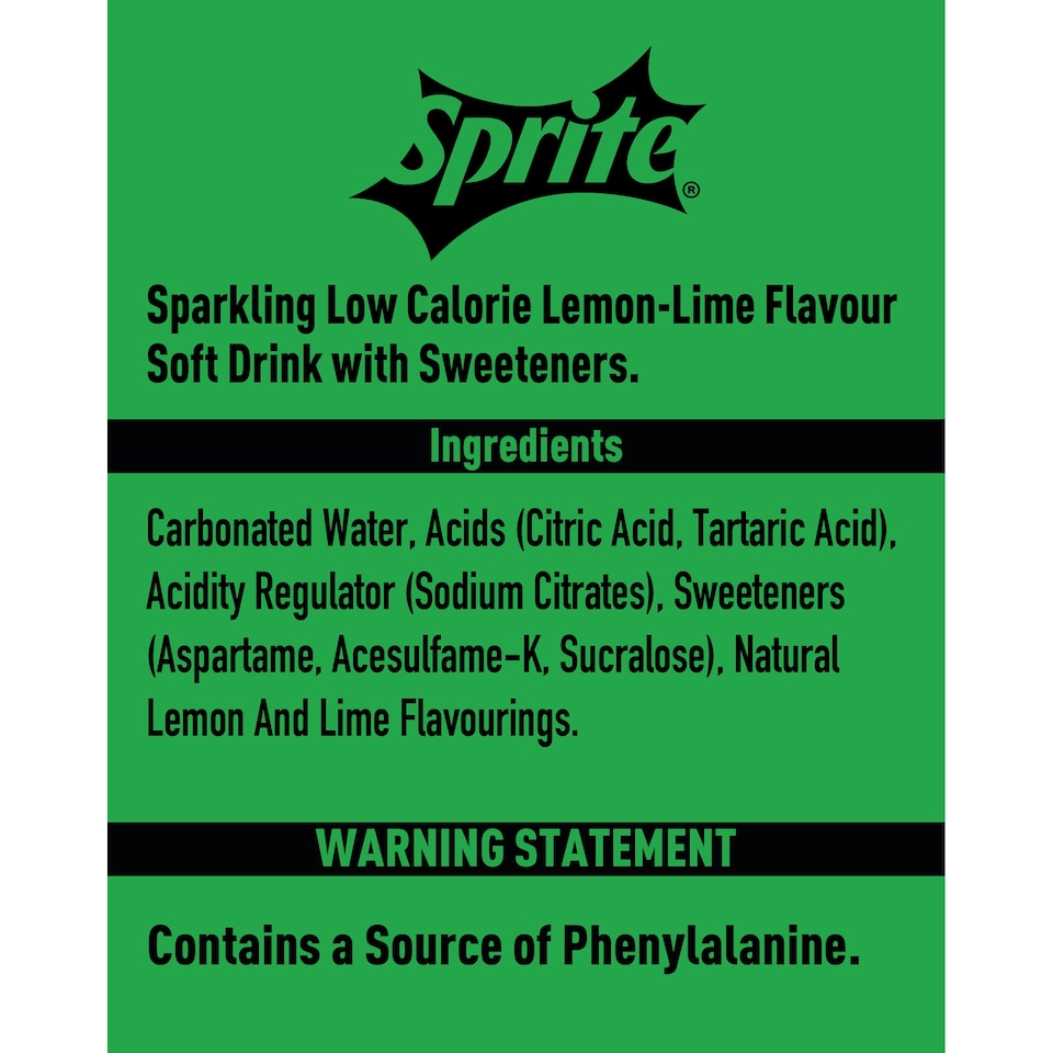 image 1 of Sprite Zero Sugar 2L