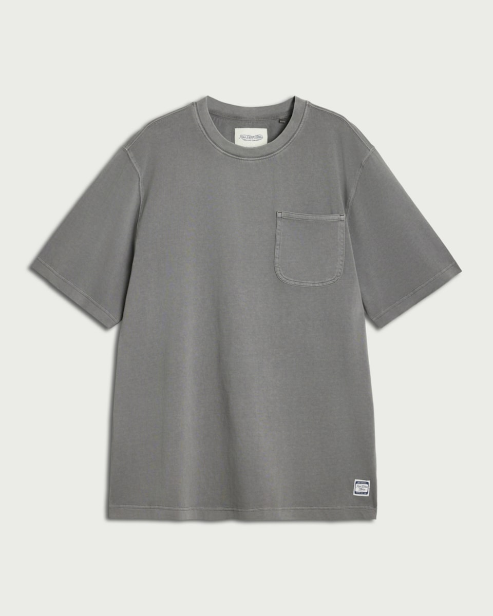 image 1 of RDA Pure Cotton Pocket T-Shirt in Grey