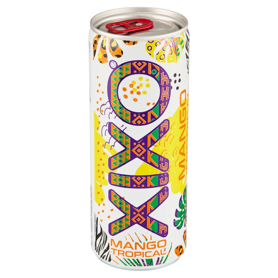 obrázok 1 z Xixo Mango Tropical sýtený nápoj s príchuťou manga a marakuje 250 ml