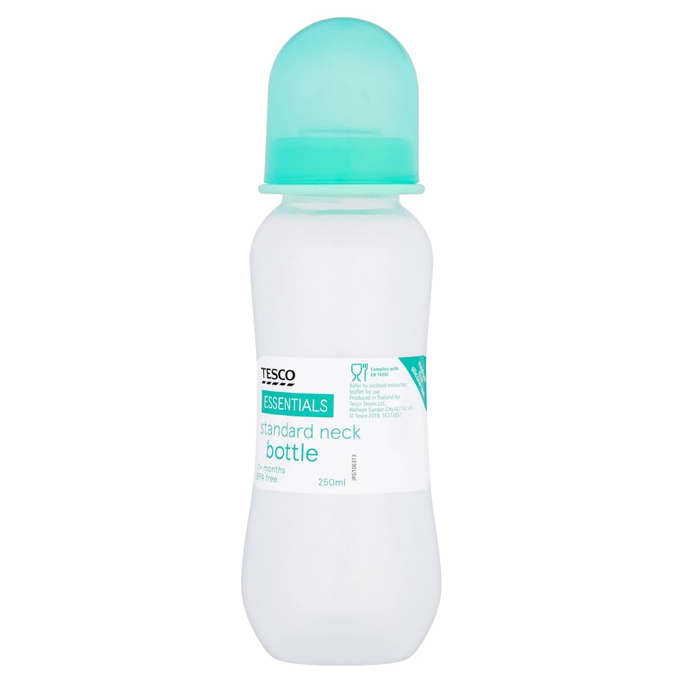 Tesco Essentials Baby Feeding Bottle 250Ml