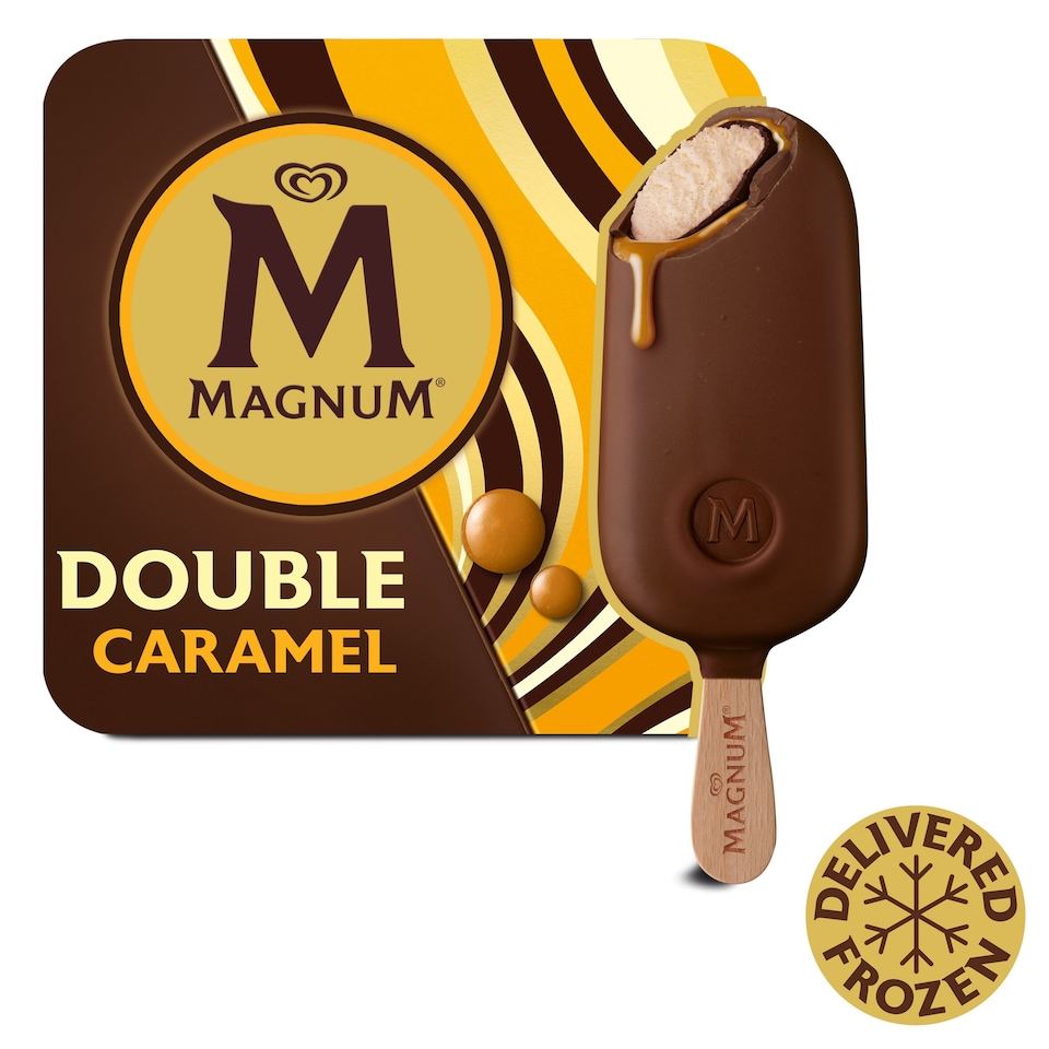 image 1 of Magnum Double Caramel Ice Cream Sticks 3X85ml