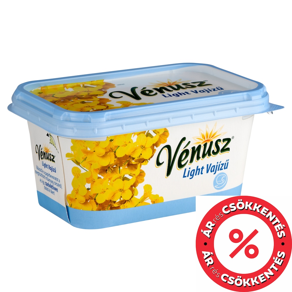 Vénusz Light Vajízű 32% zsírtartalmú margarin 450 g