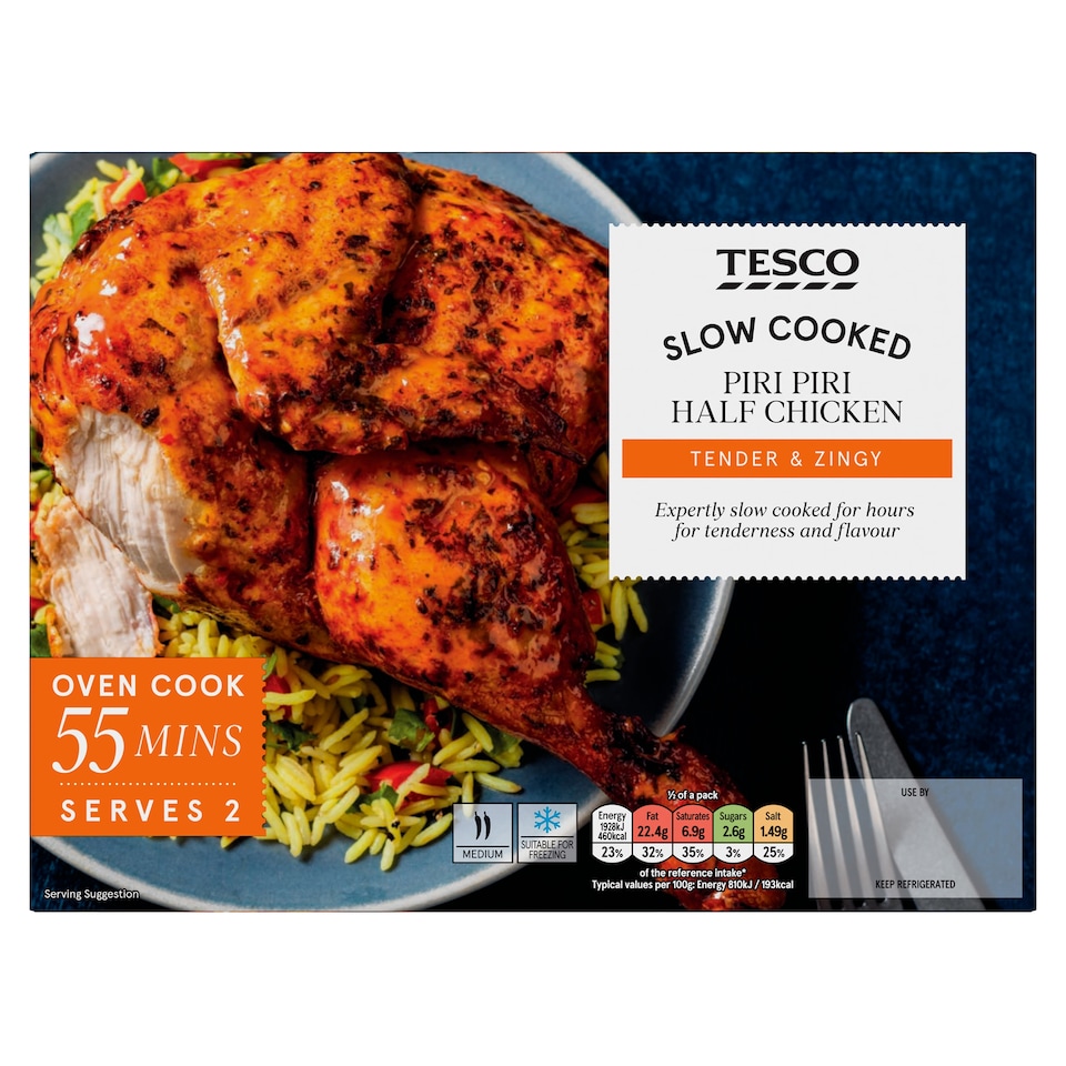 Tesco Piri Piri Half Chicken 880g