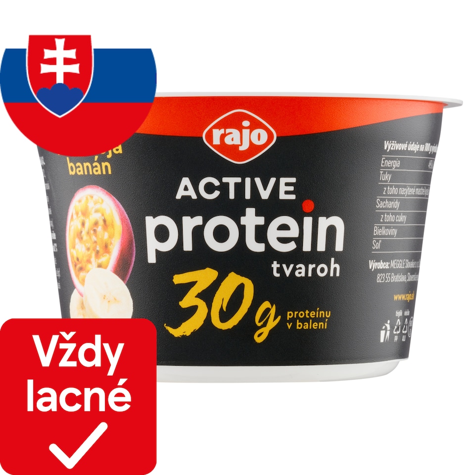 obrázok 1 z Rajo Active Protein Tvaroh marakuja banán 200 g