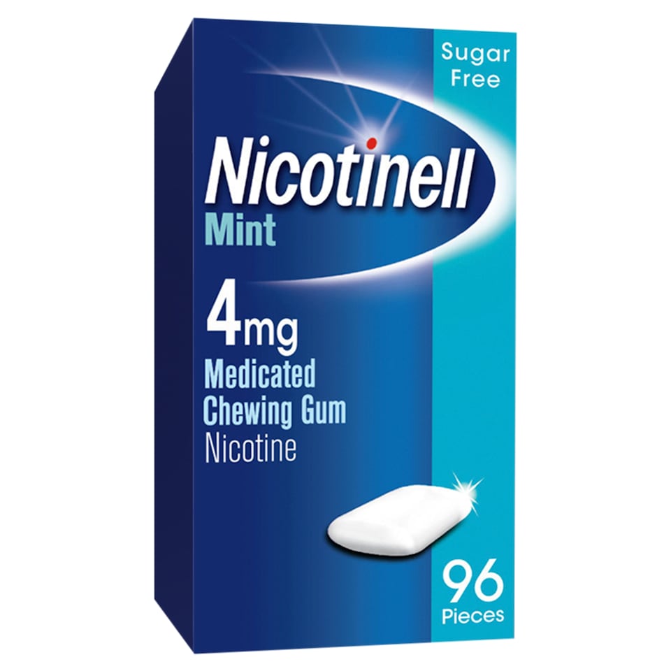 Nicotinell Stop Smoking Aid 4mg Medicated Chewing Gum - Mint 96s
