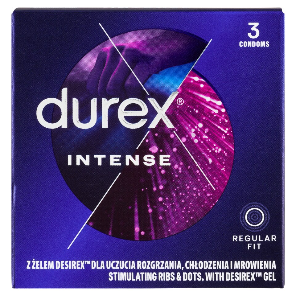 Obrázek 1 pro produkt Durex Intense Regular Fit kondomy 3 ks
