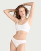 image 3 of F&F 2-Piece Pointelle Lemon Print Bra and Knickers Set in Multi