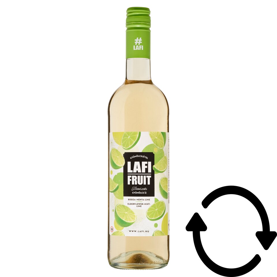 image 1 of Lafi Fruit Elderflavoured-Mint-Lime Wine Based Drink 8% 0,75 l