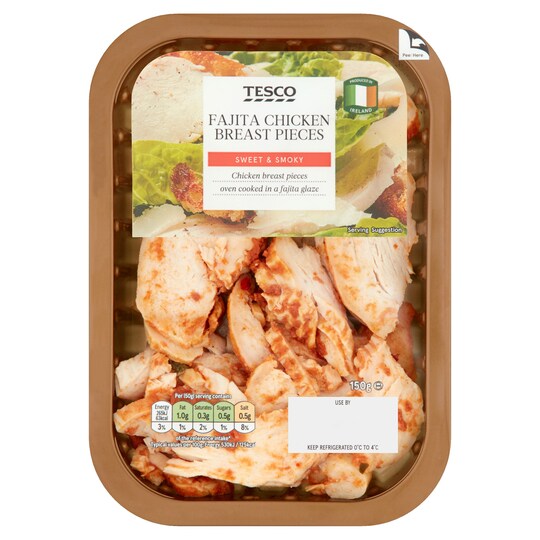 Tesco Fajitas Chicken Pieces 150G Tesco Groceries
