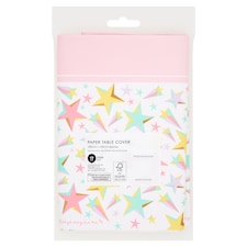 Pastel Stars Table Cover 180Cm X 120Cm