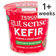 Tesco Gut Sense Rhubarb & Ginger Kefir Yogurt 350g
