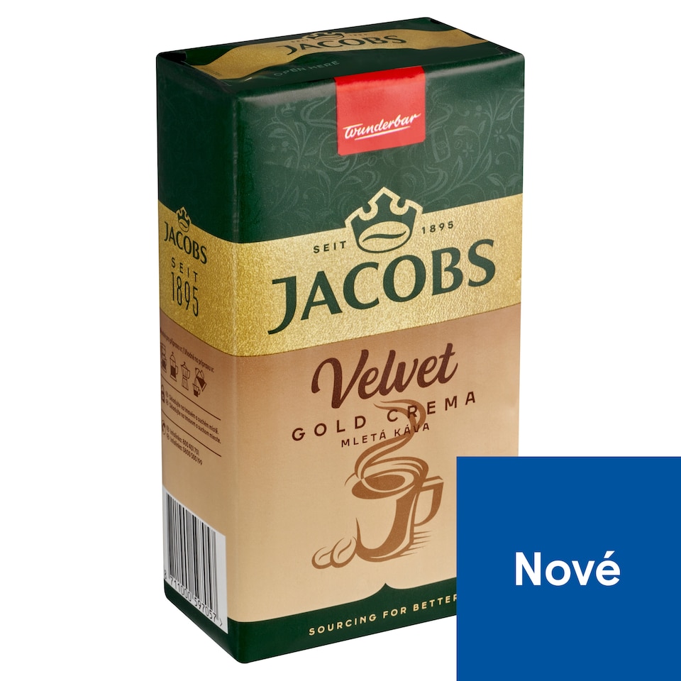 Jacobs Velvet Gold Crema mletá káva 250g