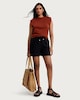 image 1 of F&F Pure Cotton Boxy Sleeveless Top in Burgundy