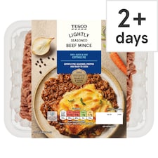 Tesco Lightly Seasoned Beef Mince 500G 