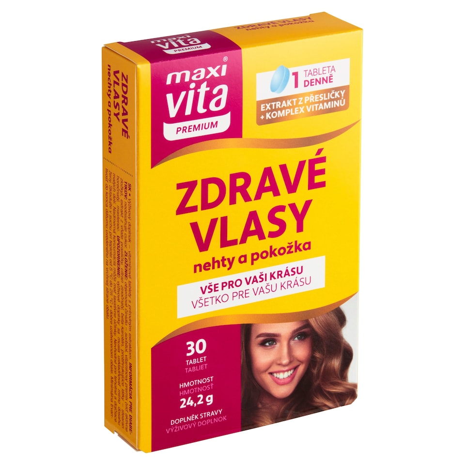 Maxi Vita Premium Zdravé vlasy, nehty a pokožka 30 tablet 24,2g
