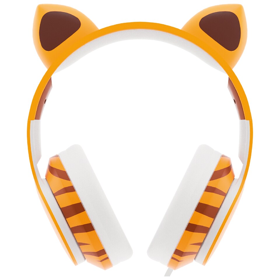 image 1 of JUICE ANIMALS TIGER KIDS WIRED HEADPHONES