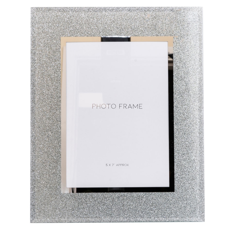 Candlelight Sparkle Glass Photo Frame 5X7