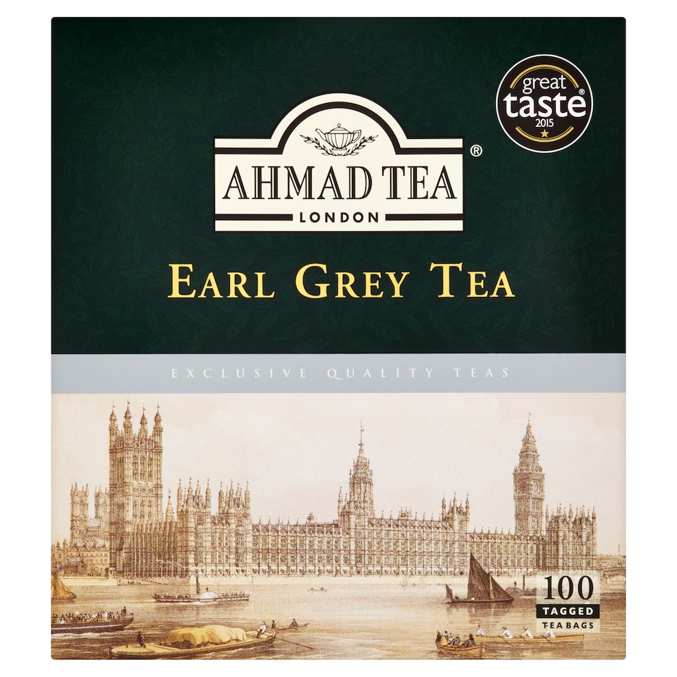 Obrázek 1 pro produkt Ahmad Tea Earl Grey černý čaj 100 x 2g