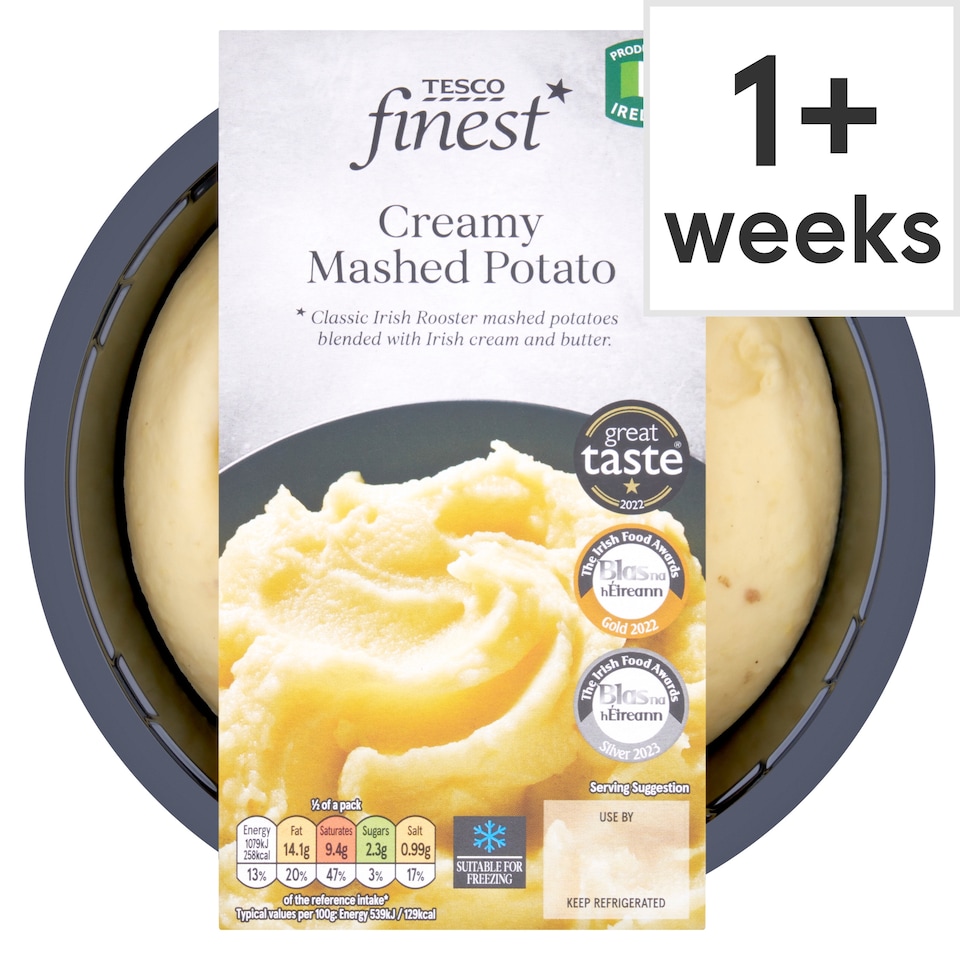 Tesco Finest Creamy Mashed Potato 400G