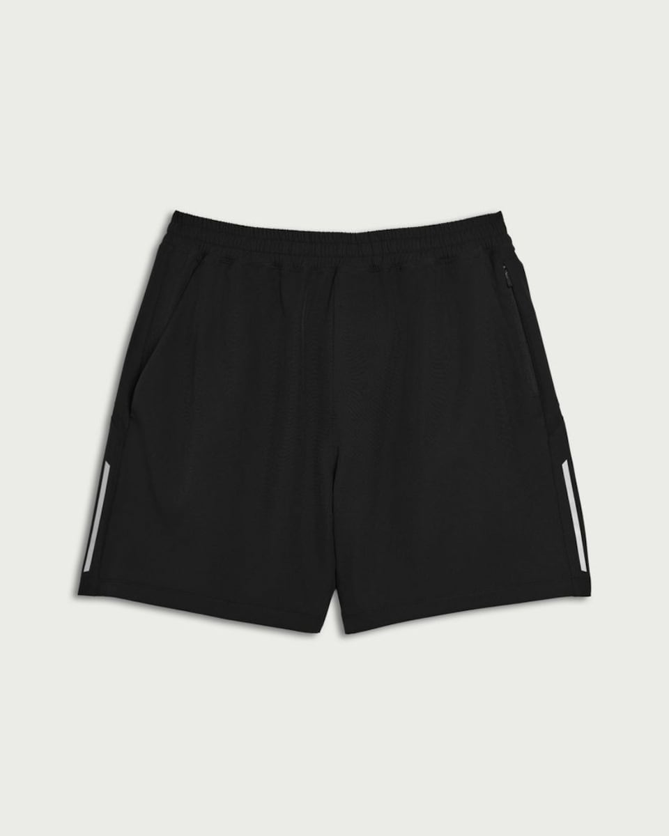 image 1 of F&F Active ULTRARUN Side Stripe Shorts in Black