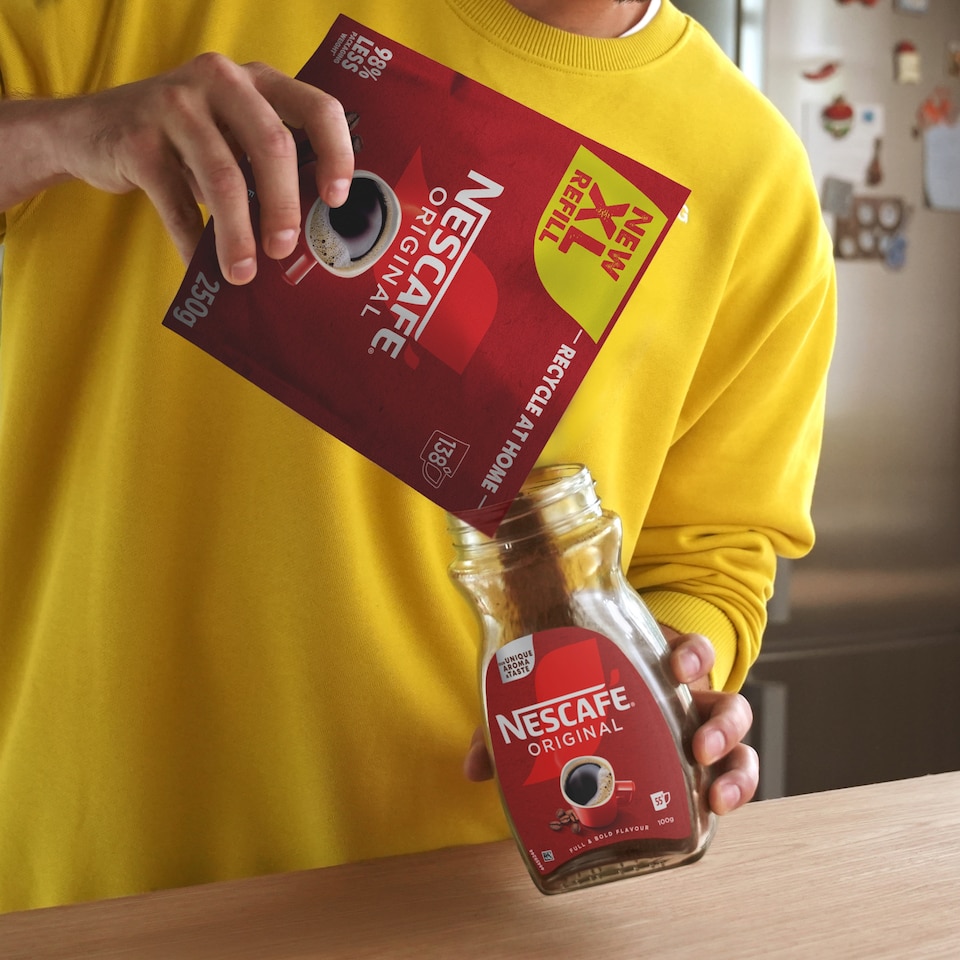 image 1 of Nescafe Original Instant Coffee Paper Refill Pouch 250g
