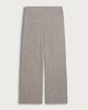 image 4 of F&F Ribbed Wide Leg Co-ord Trousers in Neutral
