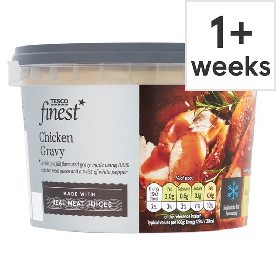 Tesco Finest Roast Chicken Gravy 500G Tesco Groceries