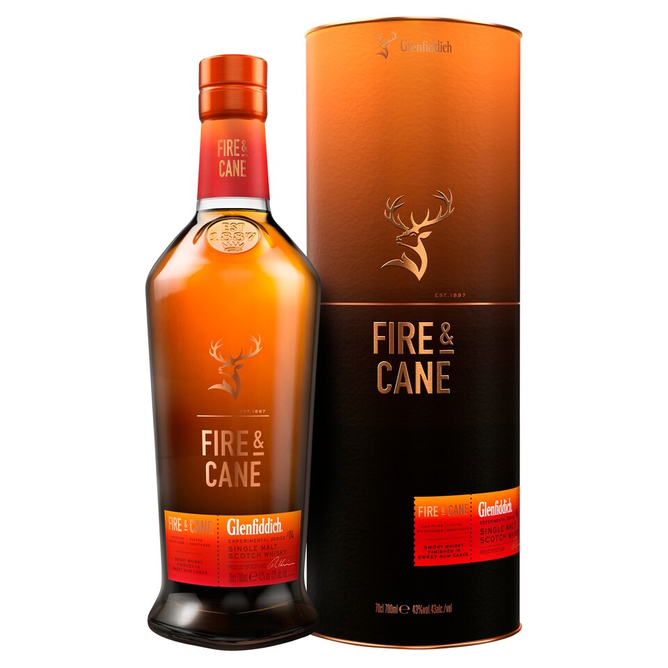 Glenfiddich Fire & Cane Single Malt Whiskey 70Cl
