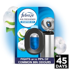 Febreze Bin Freshener Starter Kit Cotton Fresh 4.88ml
