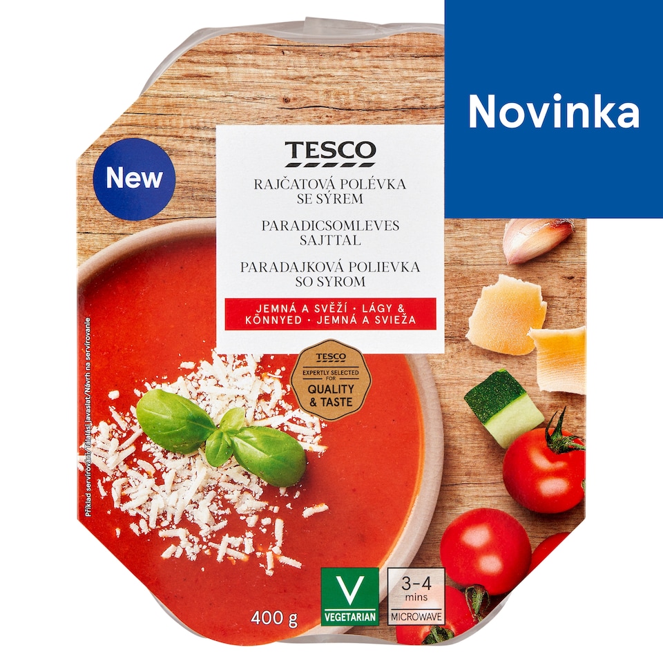 Tesco Tomato Soup with Cheese 400 g