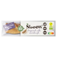 Slooow Bio Organic Stone Oven Partially Baked White Baguette 250g