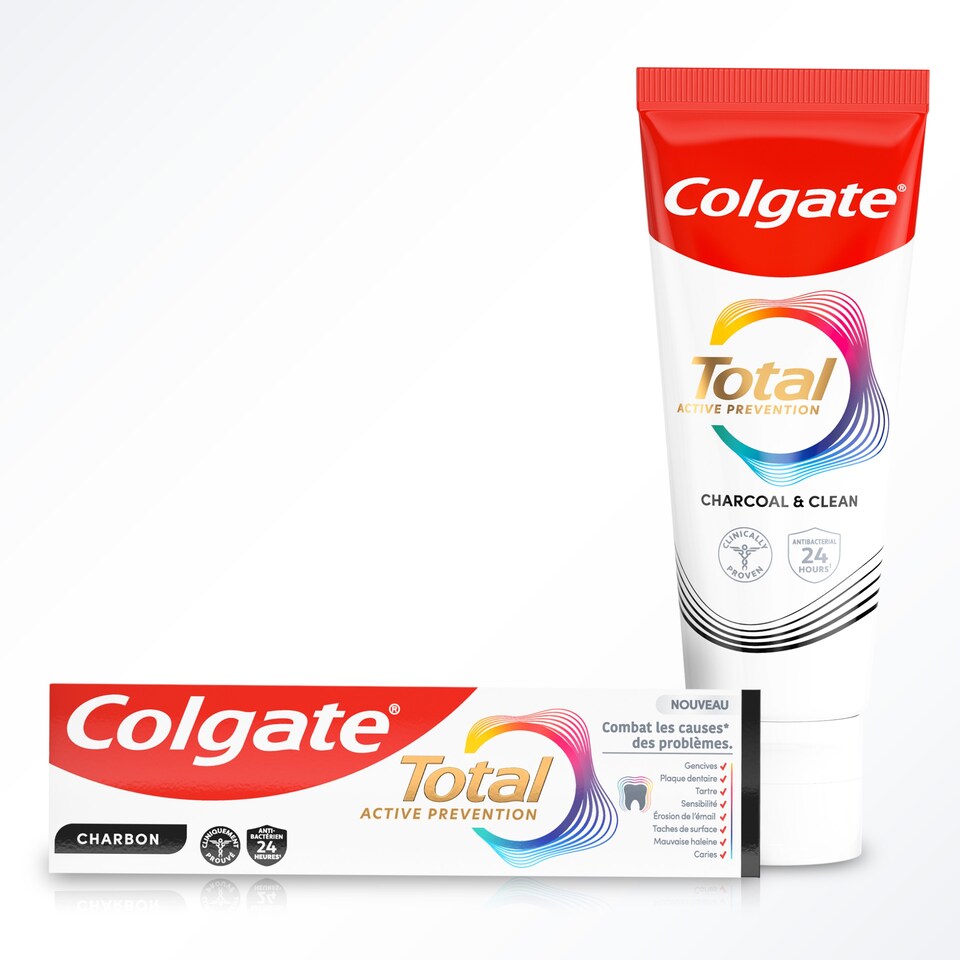 image 1 of Colgate Total Charcoal & Clean Toothpaste 75 ml
