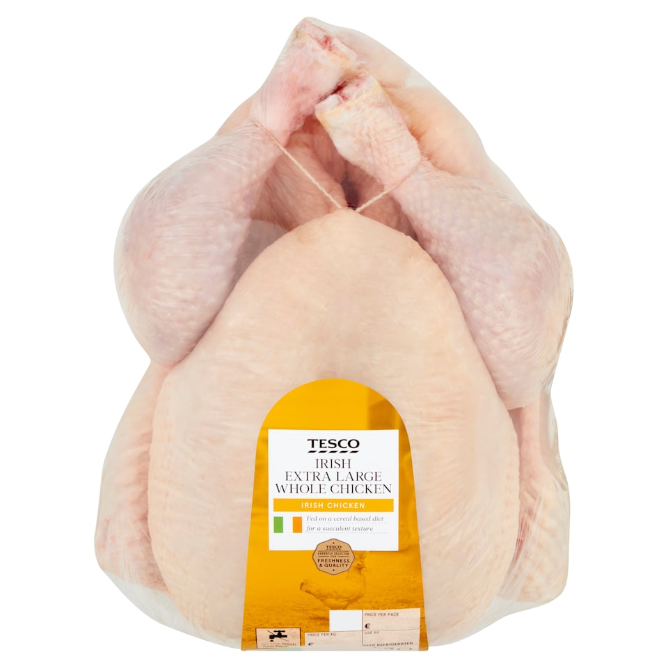 Tesco Irish Extra Large Whole Chicken 2.2Kg